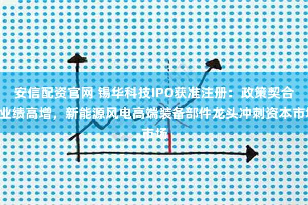安信配资官网 锡华科技IPO获准注册：政策契合+业绩高增，新能源风电高端装备部件龙头冲刺资本市场